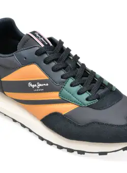 Pantofi PEPE JEANS bleumarin, MS30987, din material textil
