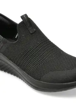 Pantofi SKECHERS negri, ULTRA FLEX 3-SMO, din material textil