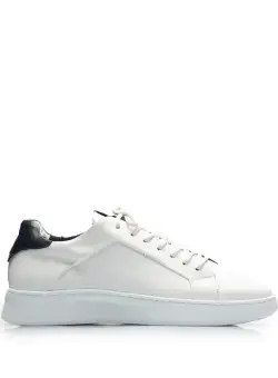 Pantofi sport bărbați din piele naturală, Leofex - 628 Alb Box