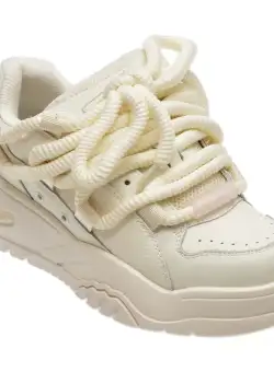 Pantofi sport GRYXX albi, 19615, din piele naturala