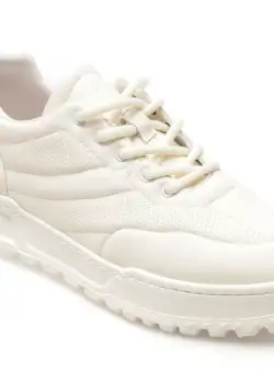 Pantofi sport GRYXX albi, 370911, din piele naturala