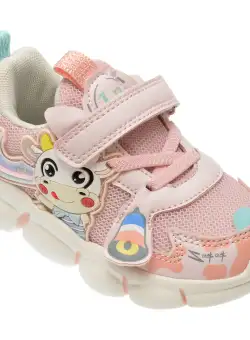 Pantofi sport JMB roz, JM8841, din material textil si piele ecologica