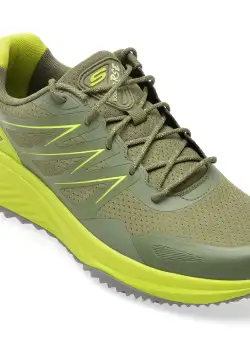 Pantofi sport SKECHERS kaki, 232781, din material textil