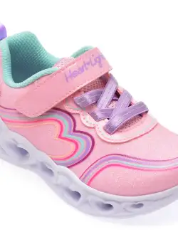 Pantofi sport SKECHERS roz, 302689N, din material textil