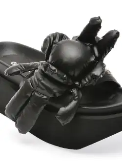 Papuci casual GRYXX negri, 66930, din piele naturala