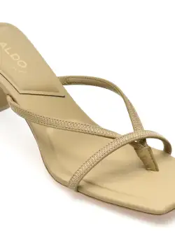 Papuci eleganti ALDO kaki, 13736263, din piele ecologica