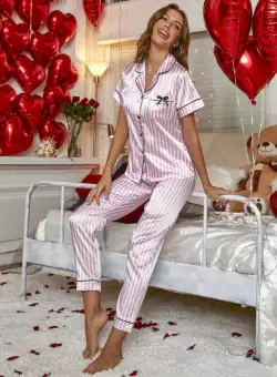 Pijama dama satin Tasha ADCP0085 Adictiv