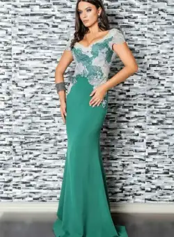 Rochie 658 verde Madelia
