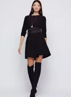 Rochie CC1MZ3301 neagra Mizar