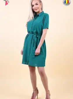 Rochie de zi din bumbac cu captuseala detasabila reglabila