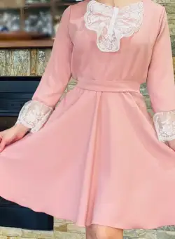 Rochie eleganta din barbie Caterine