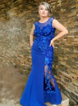 Rochie l albastra Ginette