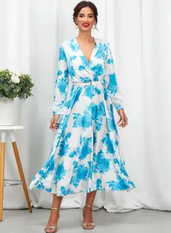 Rochie Margo Albastru Floral
