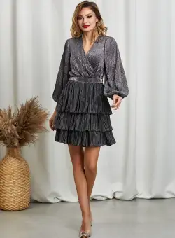 Rochie Megan Argintie
