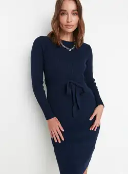 Rochie midi albastra Dolcie