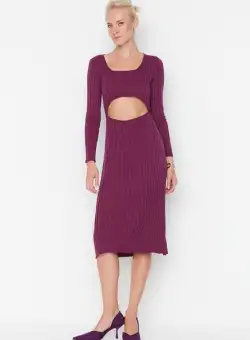 Rochie midi mov Ronda