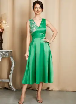 Rochie Moze Clarine Verde