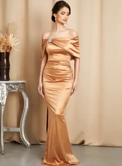 Rochie Reveria Caramel