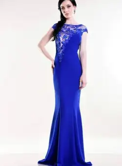 Rochie sirena albastra Ginette