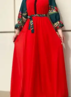 Rochie Stilizata cu motive traditionale Viorela