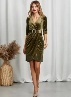 Rochie Veronique Kaki