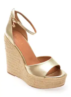 Sandale casual EPICA aurii, F666, din piele naturala