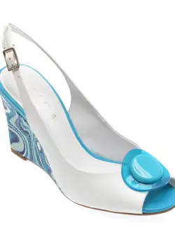 Sandale casual EPICA MADE IN BRAZIL albe, 1123237, din piele naturala