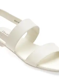 Sandale casual FLAVIA PASSINI albe, UR2334, din piele naturala