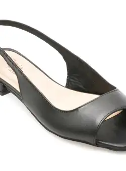 Sandale casual FLAVIA PASSINI negre, 358504, din piele naturala