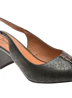 Sandale casual FLAVIA PASSINI negre, P31, din piele naturala