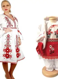 Set Mama si Fiica , 75 Rochie traditionala si costumas traditional
