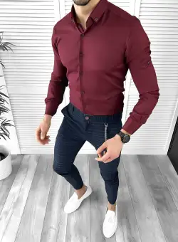 Tinuta barbati smart casual Pantaloni + Camasa 10339