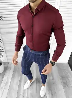 Tinuta barbati smart casual Pantaloni + Camasa 10497