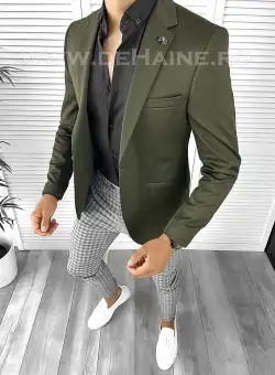 Tinuta barbati smart casual Pantaloni + Camasa + Sacou B8447