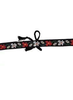Zgardan Traditional lucrat manual cu flori 4