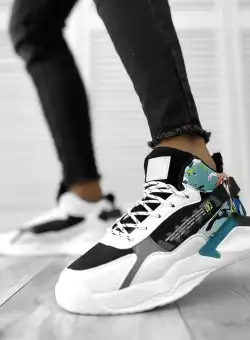 Adidasi barbati albi 262 A14-2