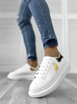 Adidasi barbati casual albi FCL805