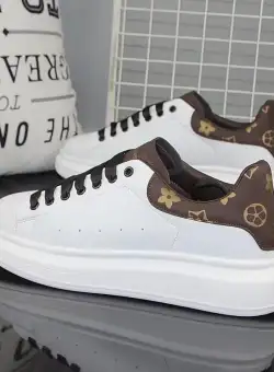 Adidasi barbati vip albi cu imprimeu 12341 A6-1