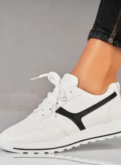 Adidași damă Albi din Piele Ecologica Kyere