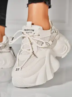 Adidasi Dama Bej din Piele Ecologica Emry