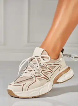 Adidasi Dama Bej din Piele Ecologica Skyela