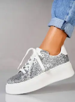 Adidași damă Glitter Argintiu Aster