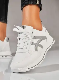 Adidași damă Gri din Piele Ecologica Alejo