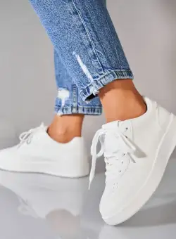 Adidași damă Piele Ecologica Alb Zaidy