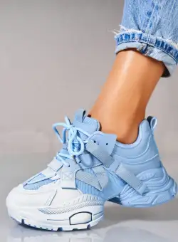 Adidași damă Piele Ecologica Albastru Anise