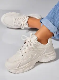 Adidași damă Piele Ecologica Bej Dayja