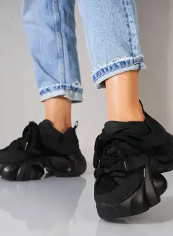 Adidași damă Piele Ecologica Negru Lety