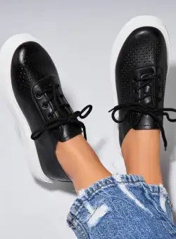 Adidași damă Piele Ecologica Negru Sedra