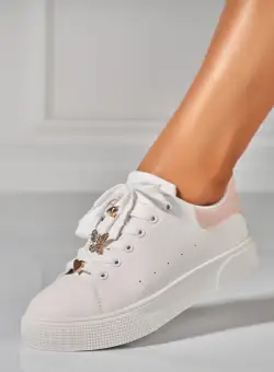 Adidasi Dama Roz din Piele Ecologica Lakiya