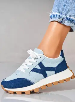 Adidași damă Textil Albastru Venya